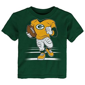 Toddler Outerstuff Green Green Bay Packers Game Fit T-Shirt