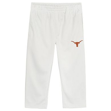 Youth Outerstuff Brown Texas Longhorns Red Zone Two-Piece V-Neck Top and Pants Set