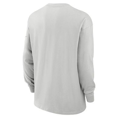 Men's Nike Gray San Francisco 49ers Essential Heavy Max90 Long Sleeve T-Shirt