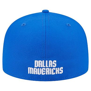 Men's New Era Blue Dallas Mavericks Deceptor 59FIFTY Fitted Hat
