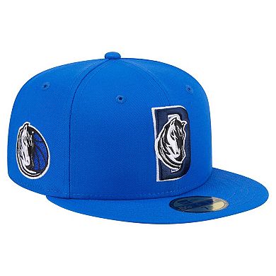 Men's New Era Blue Dallas Mavericks Deceptor 59FIFTY Fitted Hat