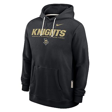 Men's Nike Black UCF Knights 2025 Sideline Dri-FIT Hoodie