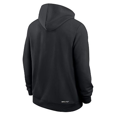 Men's Nike Black UCF Knights 2025 Sideline Dri-FIT Hoodie