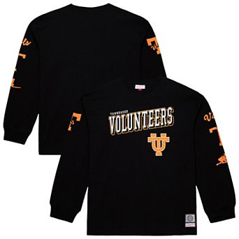 Men's Mitchell & Ness Black Tennessee Volunteers Training Camp Long Sleeve T-Shirt