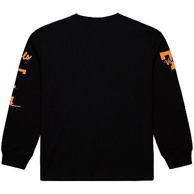 Men's Mitchell & Ness Black Tennessee Volunteers Training Camp Long Sleeve T-Shirt