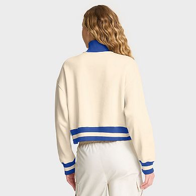 Women's Nike Tan Duke Blue Devils Legacy Half-Zip Sweatshirt