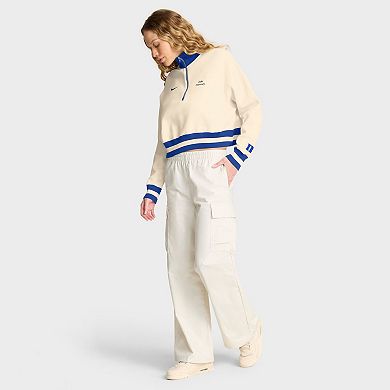 Women's Nike Tan Duke Blue Devils Legacy Half-Zip Sweatshirt