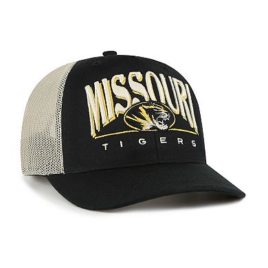 Men's '47 Black Missouri Tigers Arid Adjustable Trucker Hat