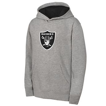 Youth Outerstuff Gray Las Vegas Raiders Prime Hoodie