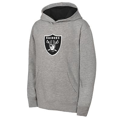 Youth Outerstuff Gray Las Vegas Raiders Prime Hoodie