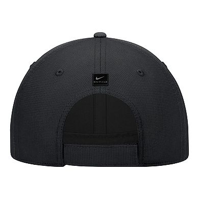 Men's Nike Black Team USA On-Field Club Ripstop Dri-FIT Adjustable Hat