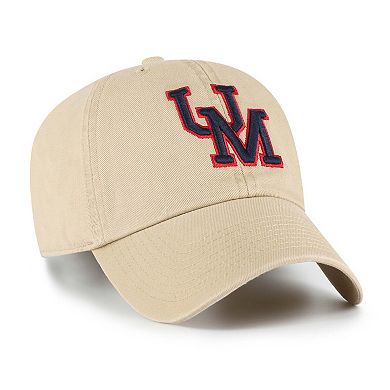 Men's '47 Tan Ole Miss Rebels Vault Clean Up Adjustable Hat