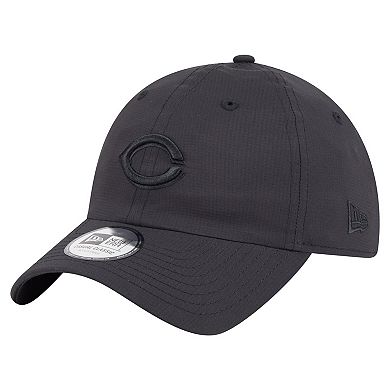 Men's New Era Black Cincinnati Reds Ripstop Casual Classic Adjustable Hat