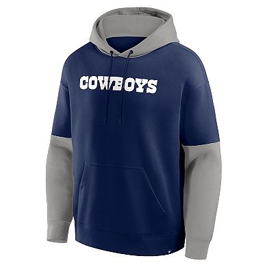 Men's Fanatics Navy Dallas Cowboys Helmet Pullover Hoodie