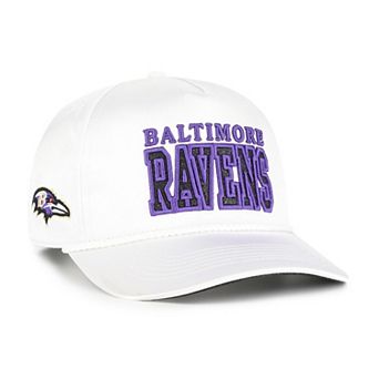 Women's '47 White Baltimore Ravens Outspoken Hitch Adjustable Hat