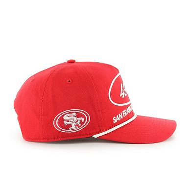 Men's '47 Scarlet San Francisco 49ers Foundational Hitch Adjustable Hat