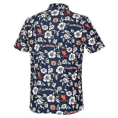 Men's Reyn Spooner Navy Auburn Tigers Pua Performance Polo