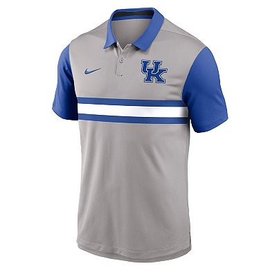 Men's Nike Gray/Royal Kentucky Wildcats Vapor Performance Polo