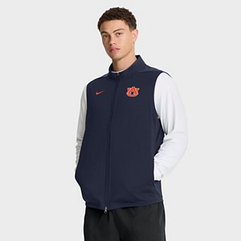Men's Nike Navy Auburn Tigers Primetime Victory Full-Zip Vest