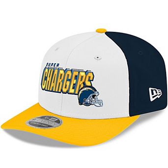 Men's New Era White/Gold Los Angeles Chargers Super Chargers 9SEVENTY Adjustable Hat
