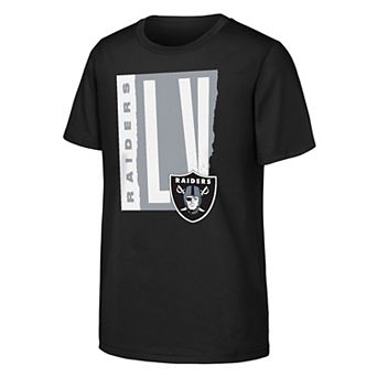 Youth Outerstuff Black Las Vegas Raiders Tear It Up T-Shirt