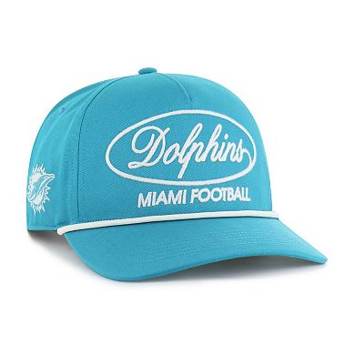Men's '47 Aqua Miami Dolphins Foundational Hitch Adjustable Hat
