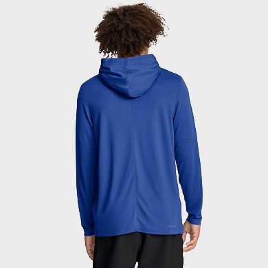 Men's Nike Royal Duke Blue Devils 2025 Sideline Performance Long Sleeve Hoodie T-Shirt