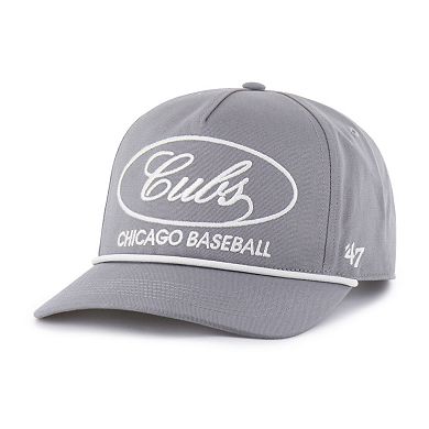 Men's '47 Gray Chicago Cubs Foundational Hitch Adjustable Hat