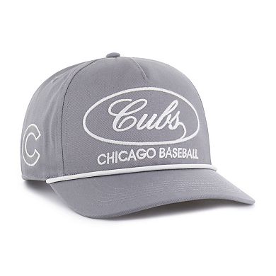 Men's '47 Gray Chicago Cubs Foundational Hitch Adjustable Hat