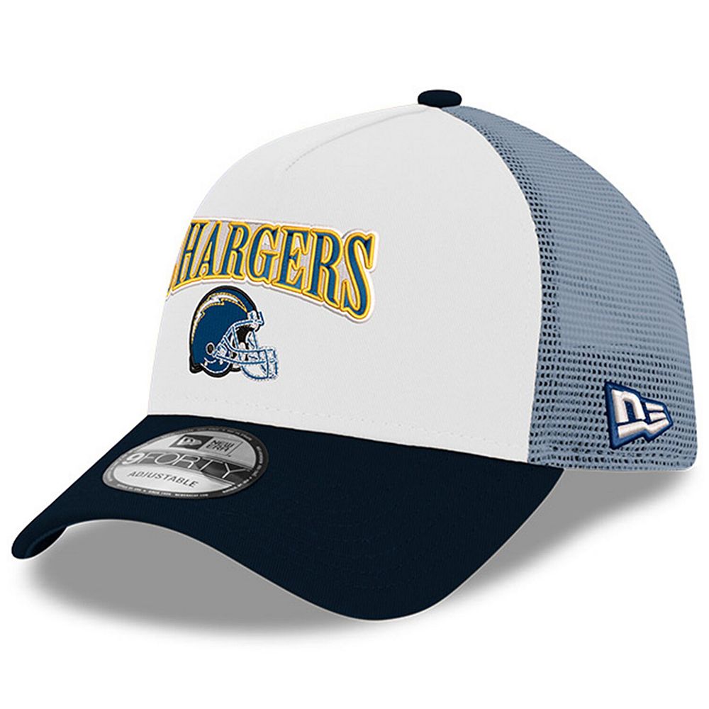 Men's New Era White/Navy Los Angeles Chargers Super Chargers A