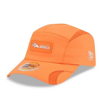 Men's New Era Orange Denver Broncos 2025 Sideline Runner Adjustable Hat