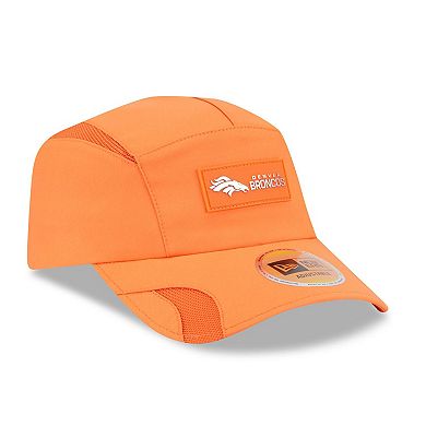Men's New Era Orange Denver Broncos 2025 Sideline Runner Adjustable Hat