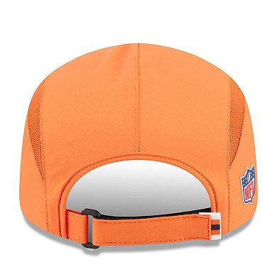 Men's New Era Orange Denver Broncos 2025 Sideline Runner Adjustable Hat