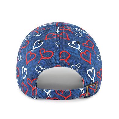 Girls Youth '47 Navy Boston Red Sox Mural Clean Up Adjustable Hat