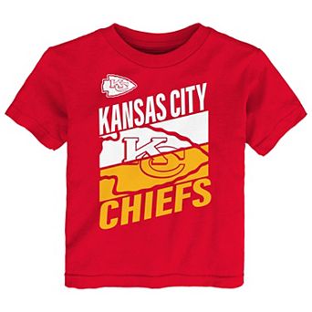 Toddler Outerstuff Red Kansas City Chiefs Teamwork T-Shirt