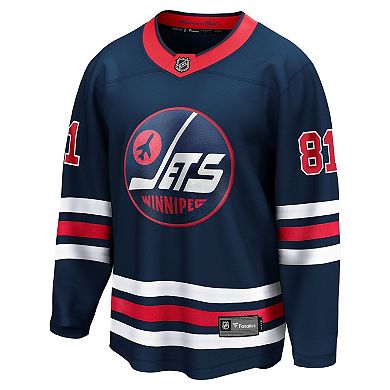 Men's Fanatics Kyle Connor Navy Winnipeg Jets Alternate Breakaway Jersey