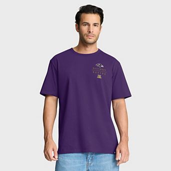 Men's Fanatics Purple Baltimore Ravens Passing Pocket Legacy T-Shirt