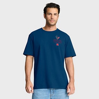 Men's Fanatics Navy Houston Texans Passing Pocket Legacy T-Shirt