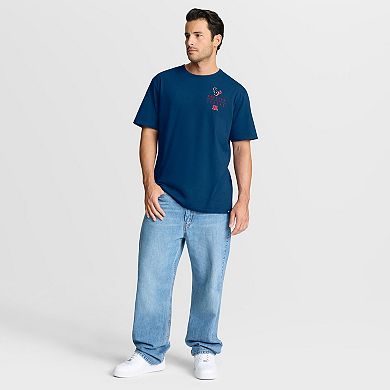 Men's Fanatics Navy Houston Texans Passing Pocket Legacy T-Shirt