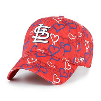 Girls Youth '47 Red St. Louis Cardinals Mural Clean Up Adjustable Hat