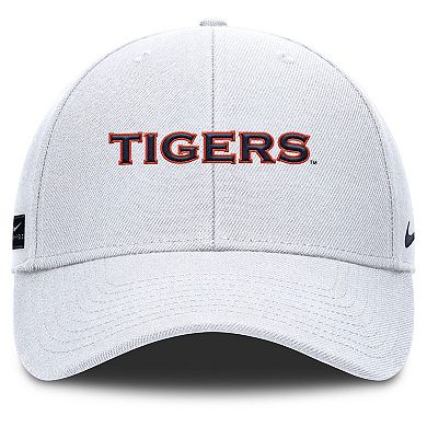 Men's Nike White Auburn Tigers 2025 On-Field Gameday Rise Adjustable Hat