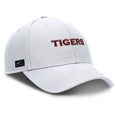 Men's Nike White Auburn Tigers 2025 On-Field Gameday Rise Adjustable Hat