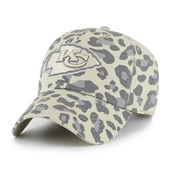 Women's '47 Gray Kansas City Chiefs Bagheera Clean Up Adjustable Hat