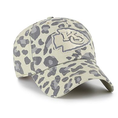 Women's '47 Gray Kansas City Chiefs Bagheera Clean Up Adjustable Hat