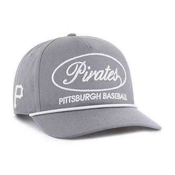 Men's '47 Gray Pittsburgh Pirates Foundational Hitch Adjustable Hat