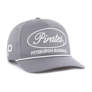 Men's '47 Gray Pittsburgh Pirates Foundational Hitch Adjustable Hat