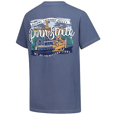 Women's Navy Penn State Nittany Lions Comfort Colors Campus Scene T-Shirt