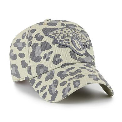 Women's '47 Gray Jacksonville Jaguars Bagheera Clean Up Adjustable Hat