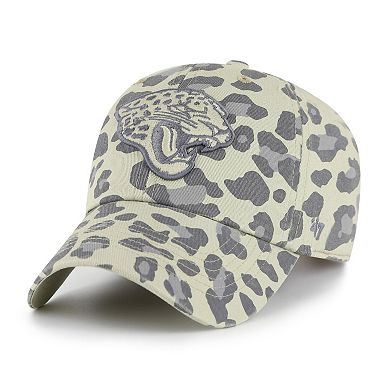 Women's '47 Gray Jacksonville Jaguars Bagheera Clean Up Adjustable Hat