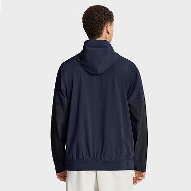 Men's Nike Navy Auburn Tigers Anorak Half-Zip Hoodie Jacket